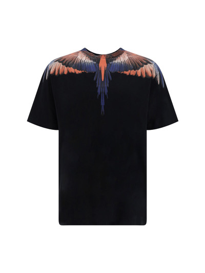 Marcelo Burlon County Of Milan ICON WINGS BASIC T-SHIRT BLACK CORAL RED outlook