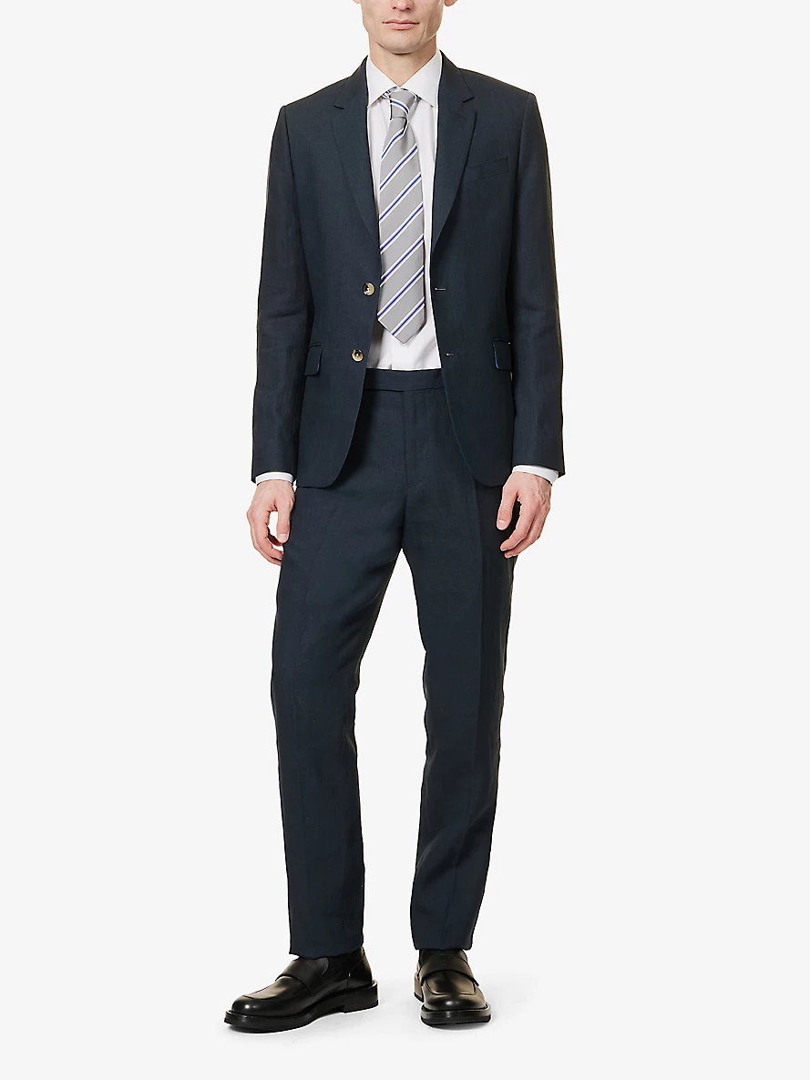 The Soho regular-fit linen suit - 2