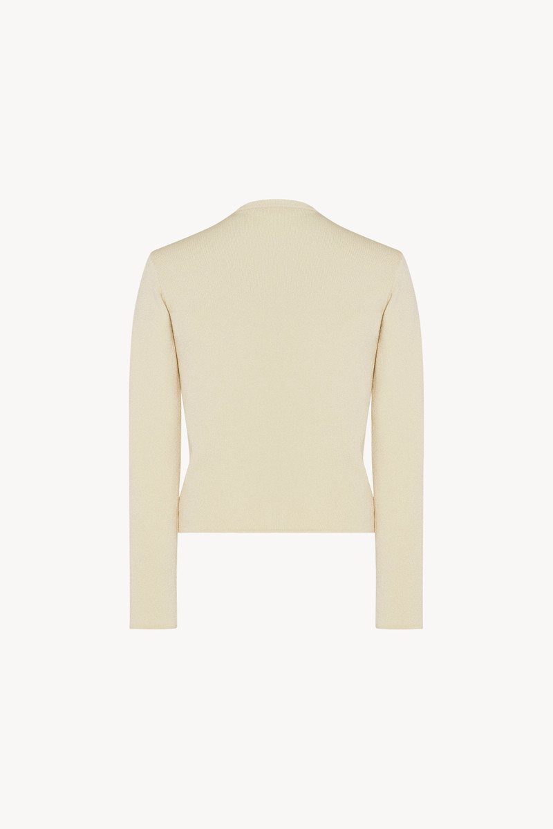 The Row Corole Cardigan in Glossy Viscose outlook