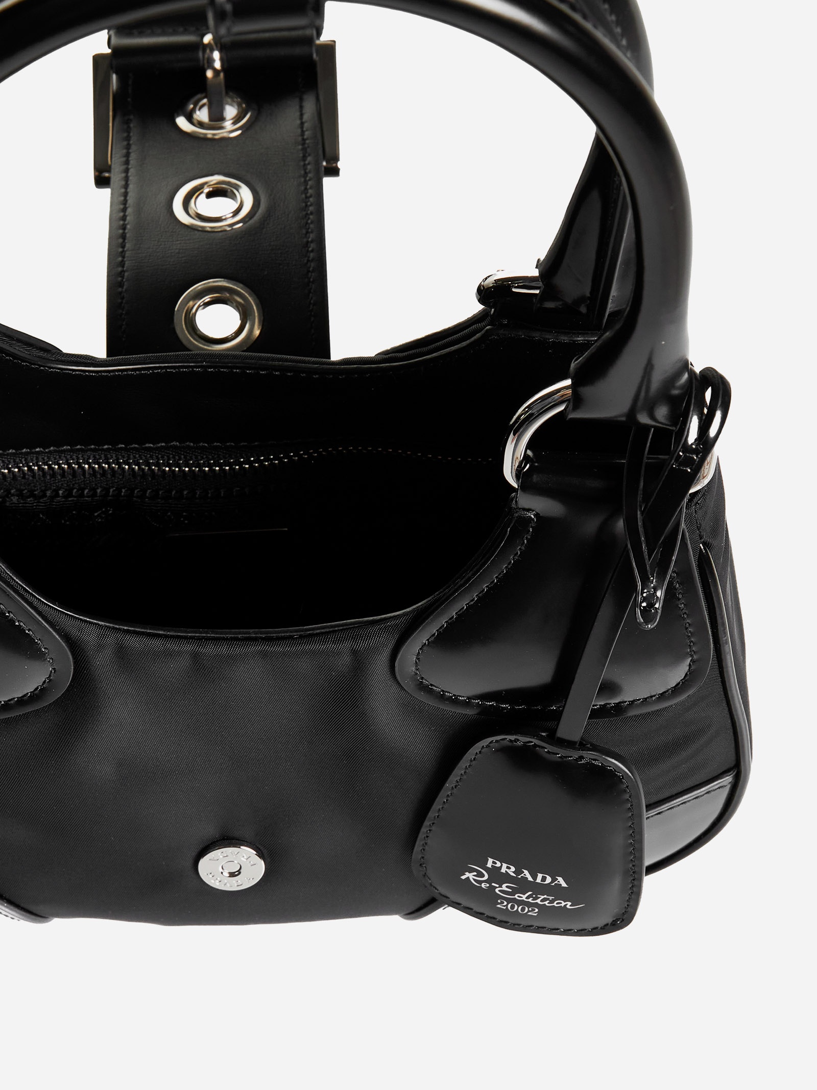 国内発送★PRADA★Re-Edition 2002 Re-Nylon バック Re-Edition 2002 Re-Nylon shoulder bag in black - Prada