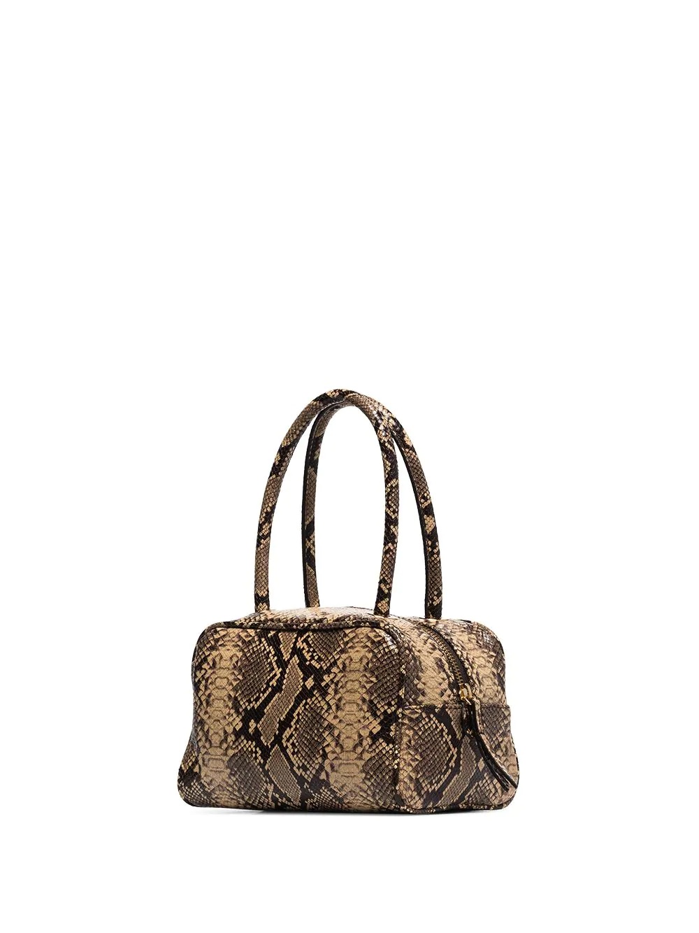 Martin snake-effect shoulder bag - 3