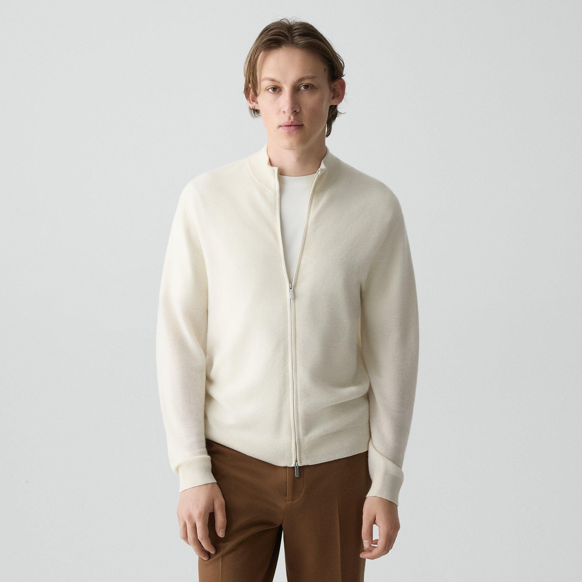 Full-Zip Cardigan in Cashmere - 3