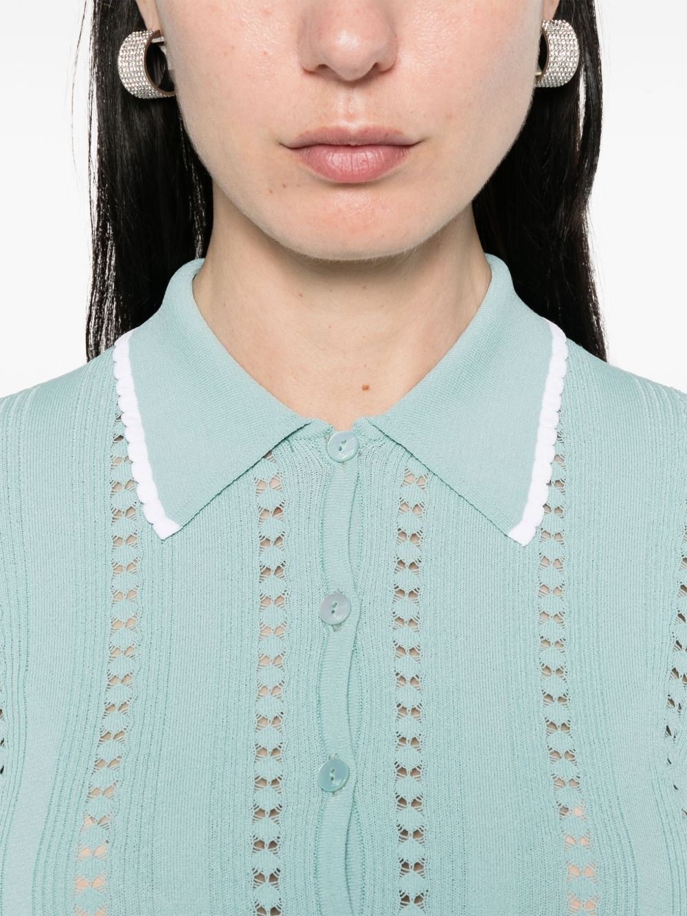 open-knit cardigan - 5