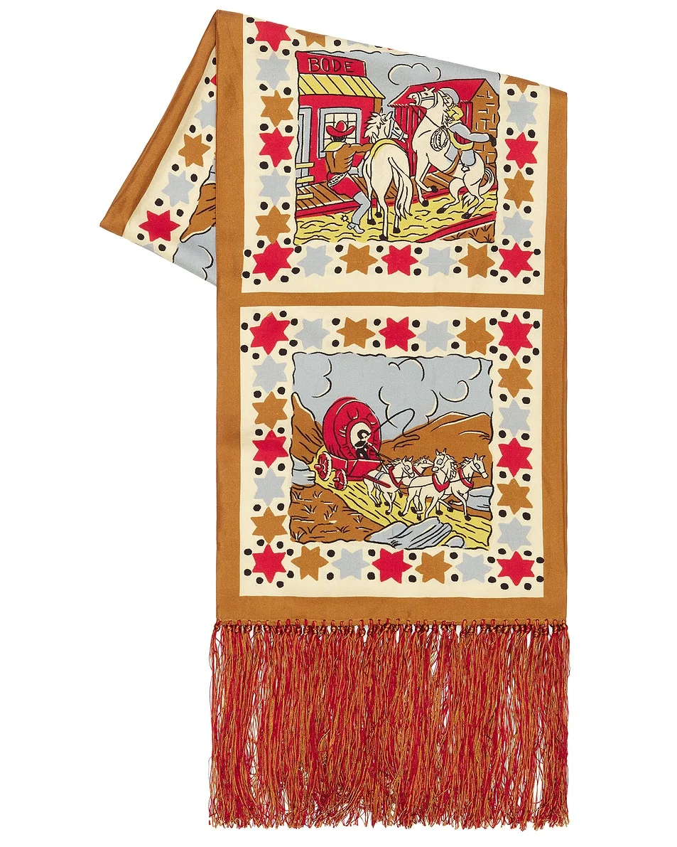 Cowboy Comic Scarf - 1