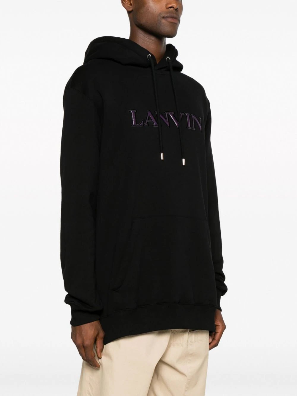 LOGO-APPLIQUÉ COTTON HOODIE - 5