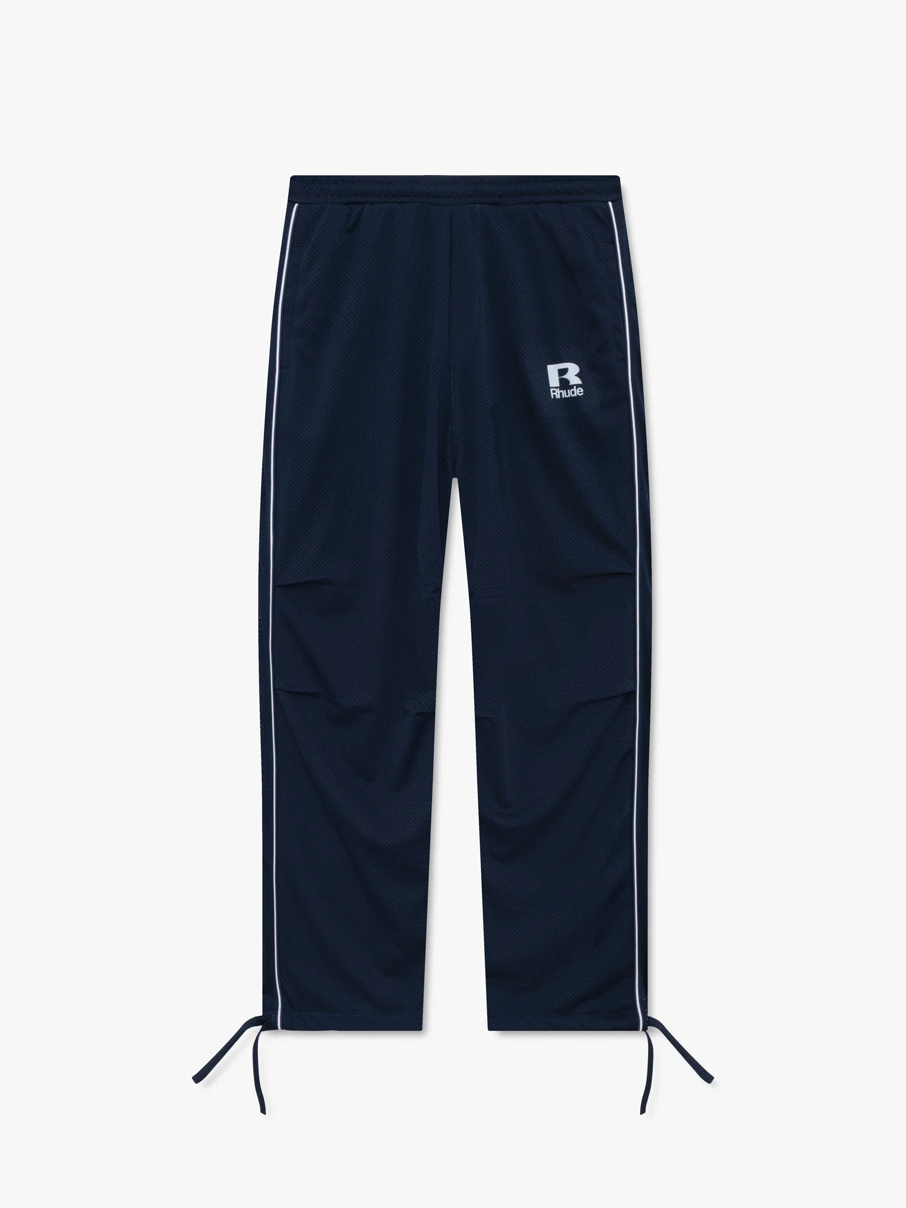 RHUDE MESH PIPING PARACHUTE TRACK PANT - 1