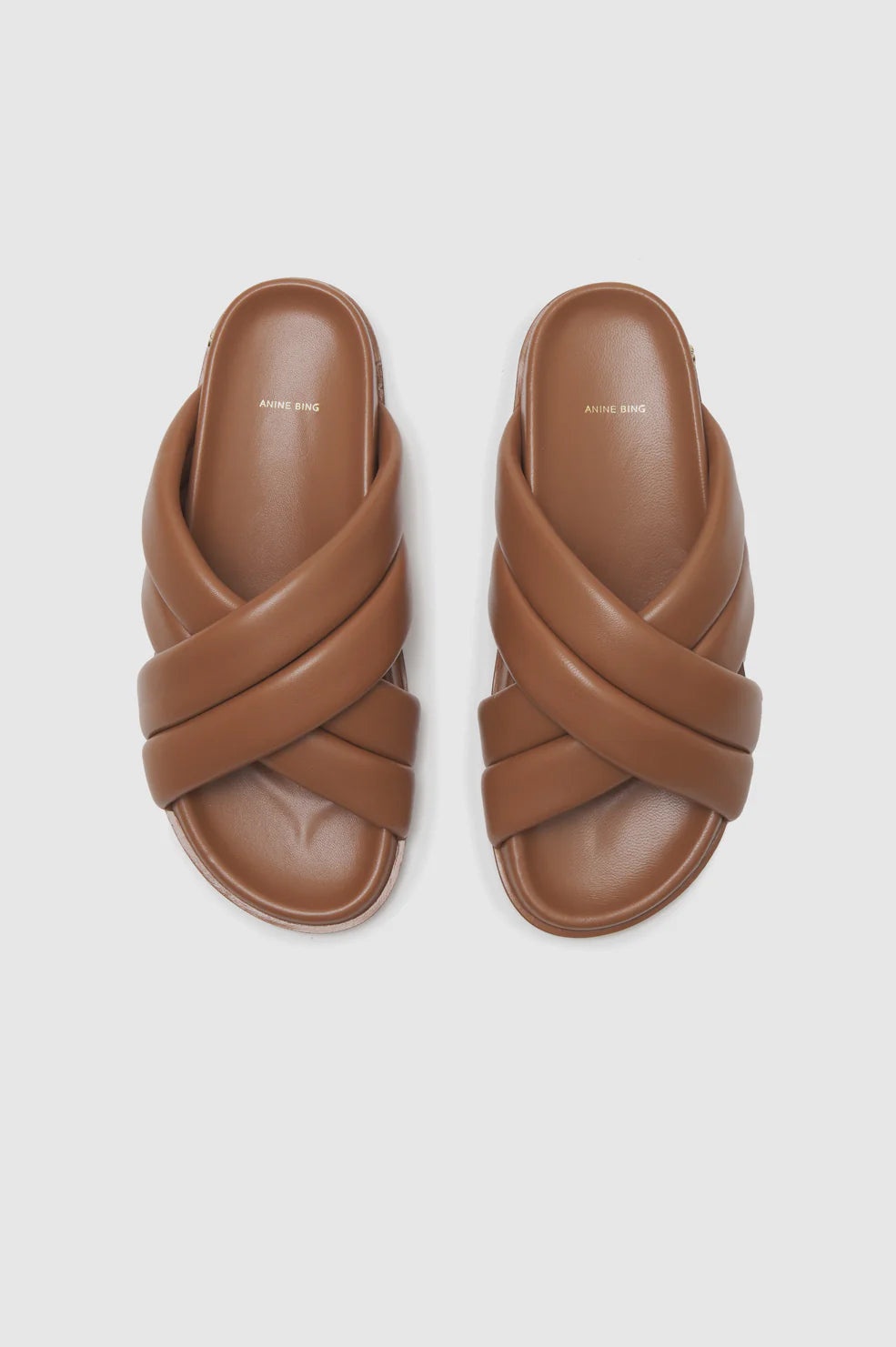 Lizzie Slides - Cognac - 2