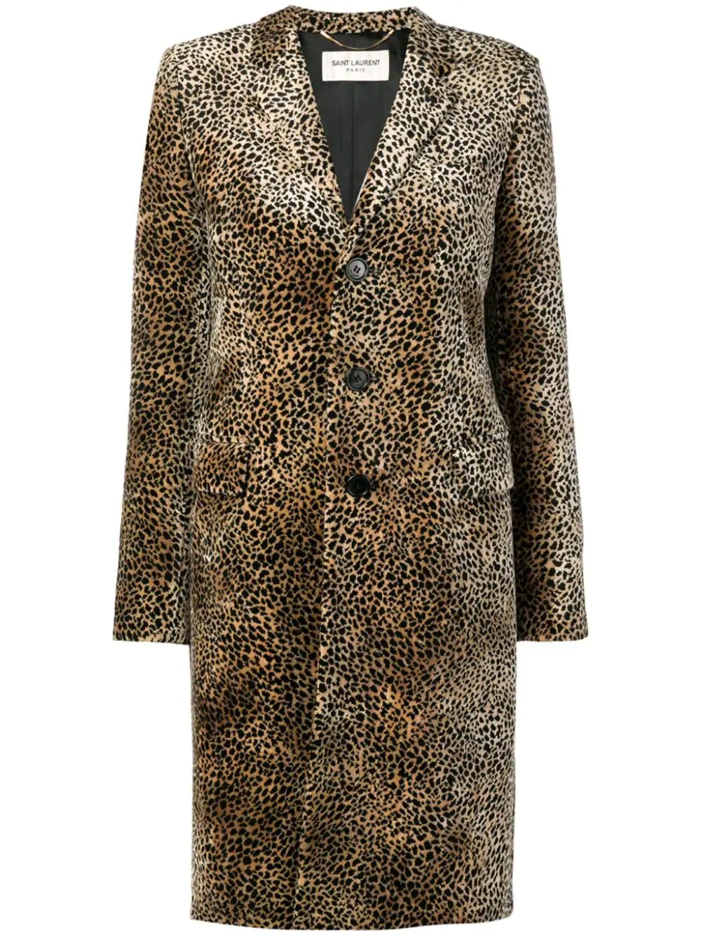 Chesterfield leopard-print coat - 1