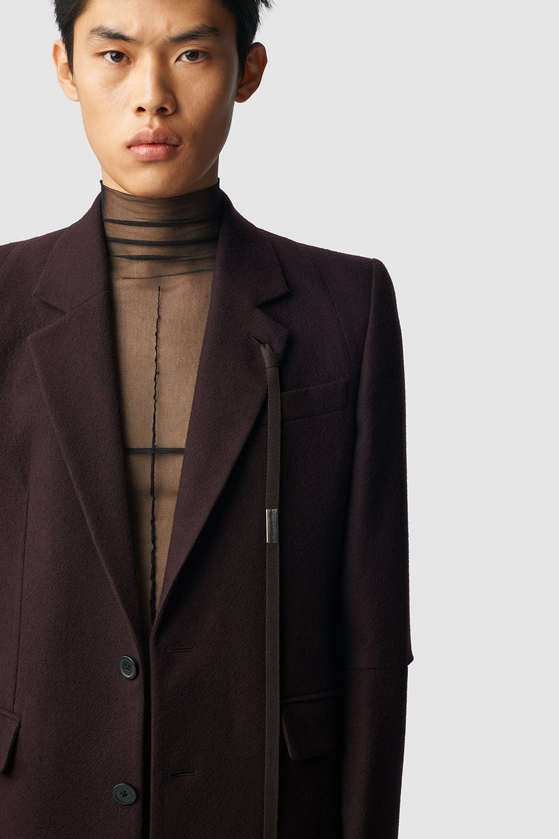James Standard Fit Tailored Coat - 5