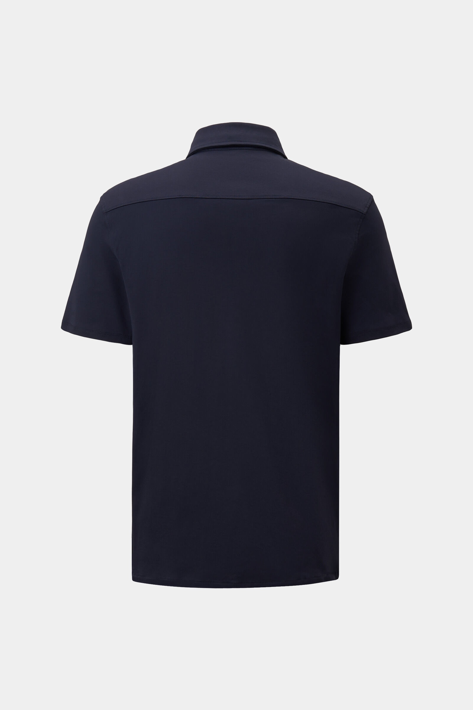 Jersey short-sleeved shirt Franz in Navy blue - 5