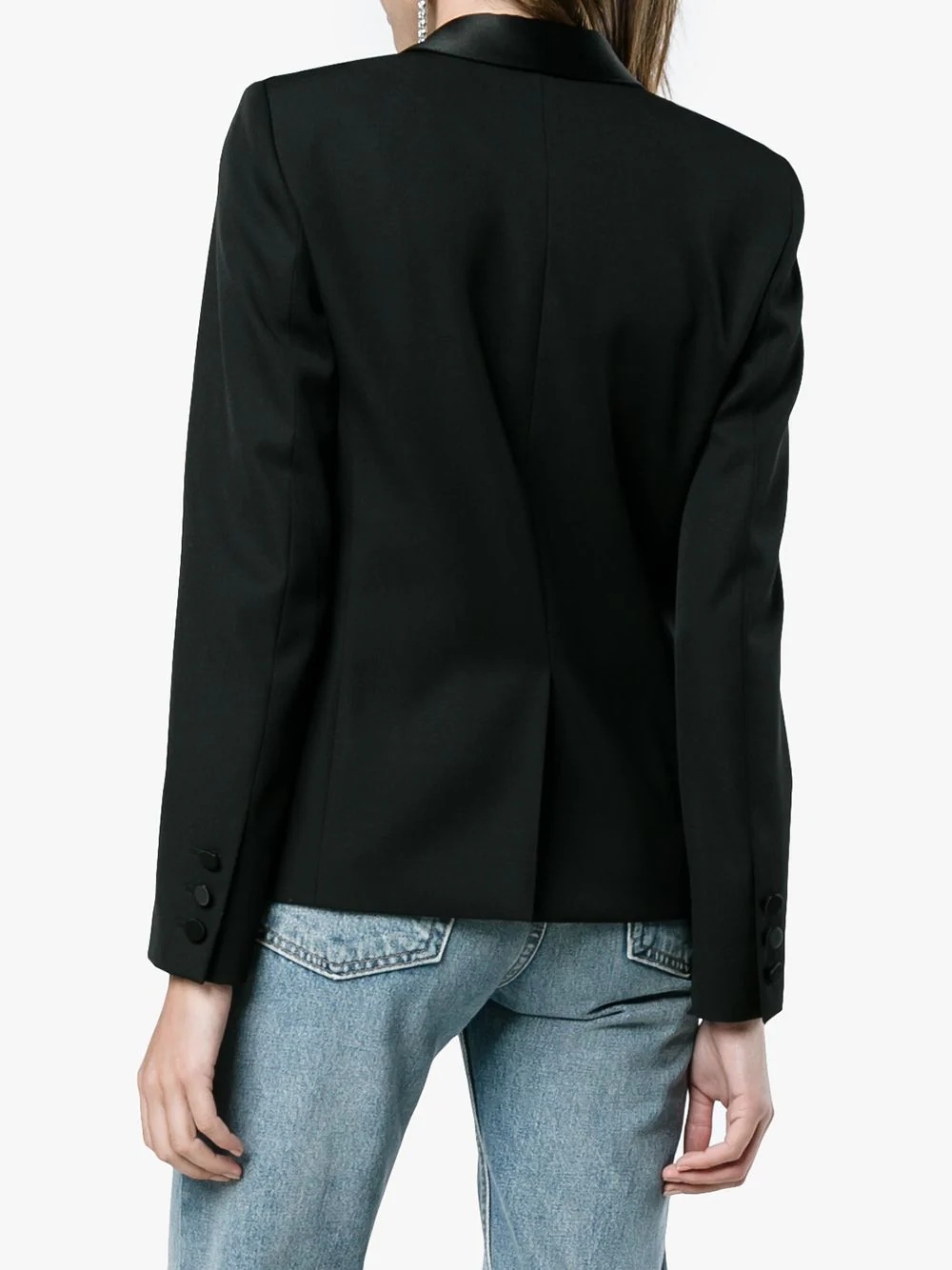 Iconic Le Smoking Cropped Blazer - 4