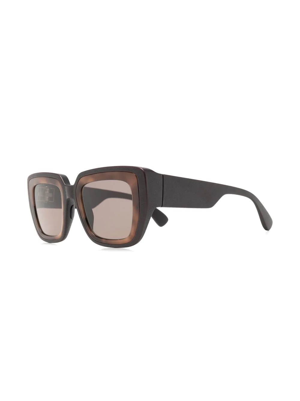 two-tone square sunglasses - 2