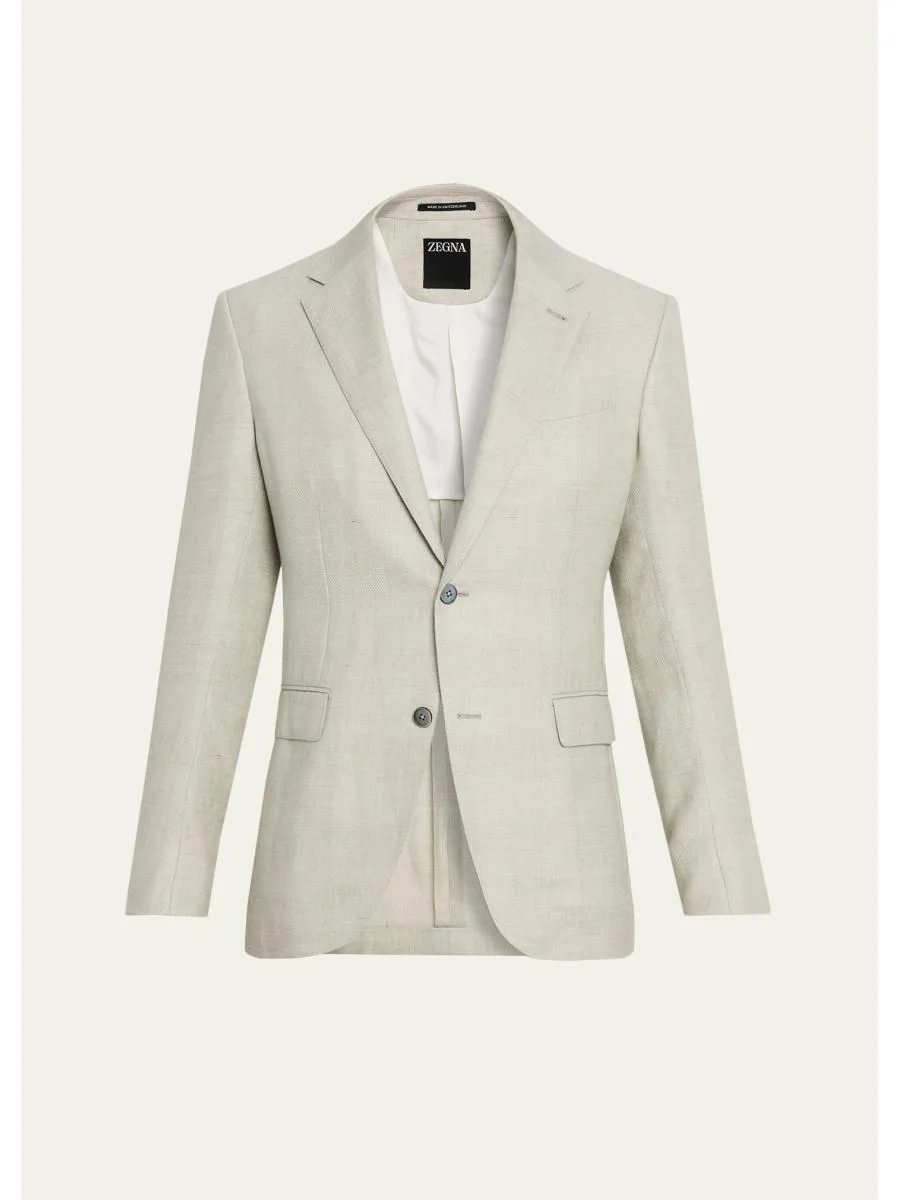 Men's Cashmere Single-Breasted Sport Coat - 1