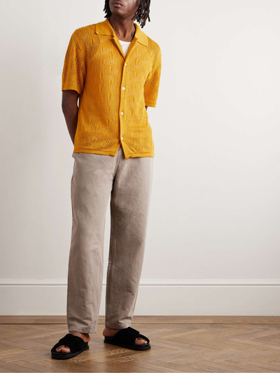 A KIND OF GUISE Kadri Open-Knit Linen and TENCEL™ Lyocell-Blend Shirt outlook