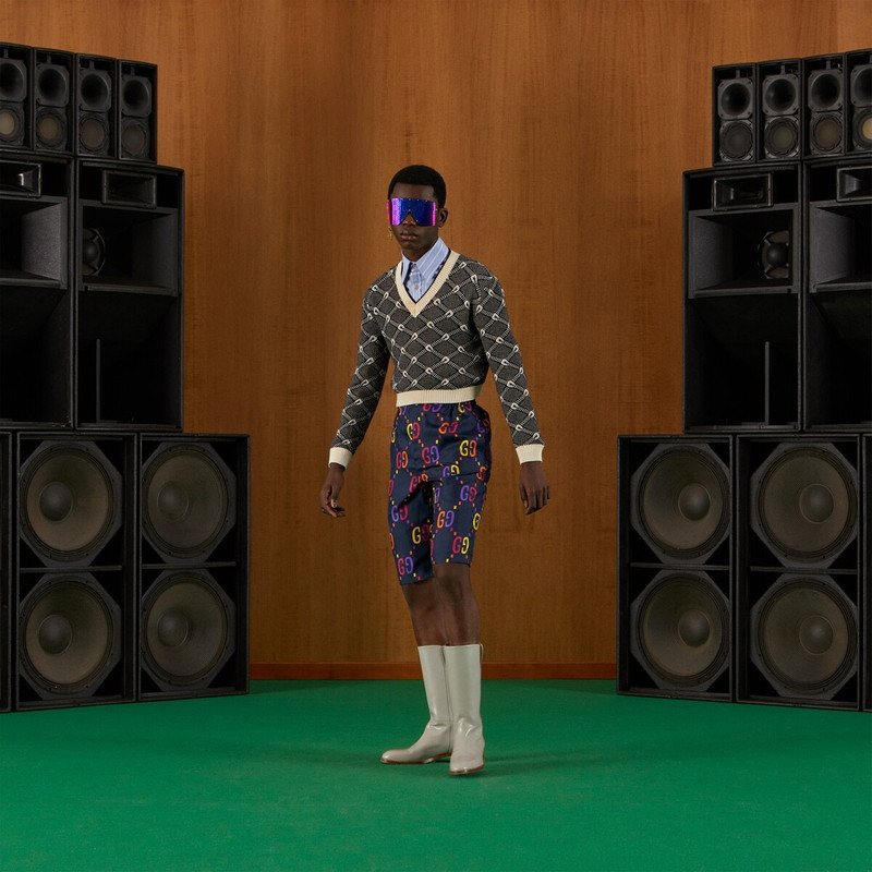 GUCCI Jumbo GG silk shorts outlook