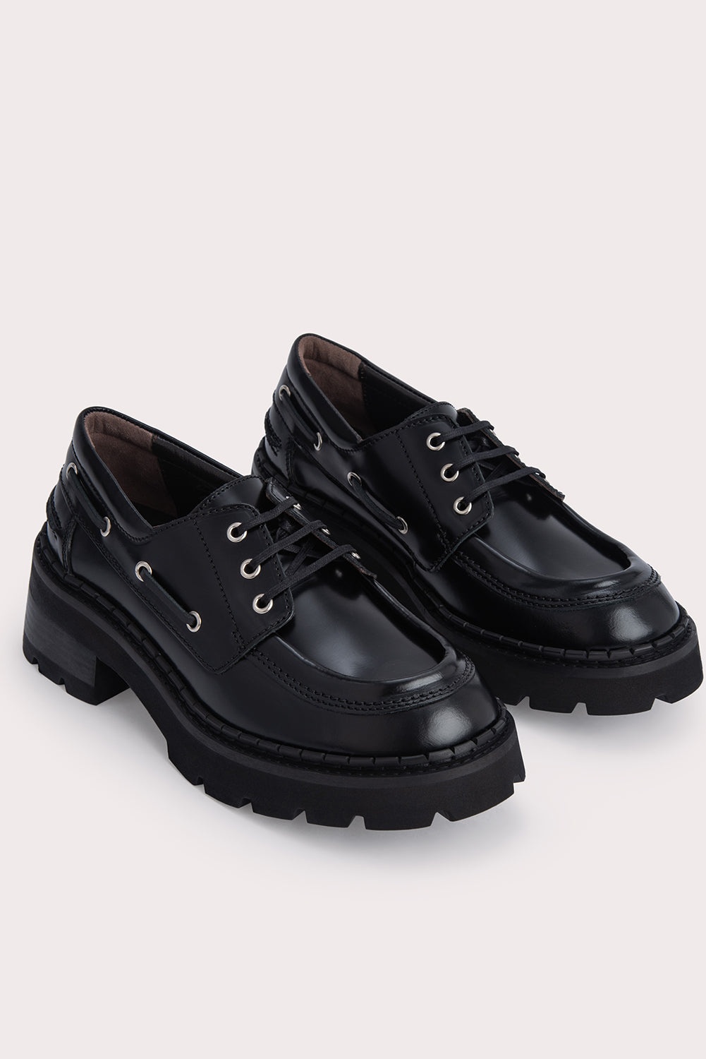 Stanley Black Semi Patent Leather - 2