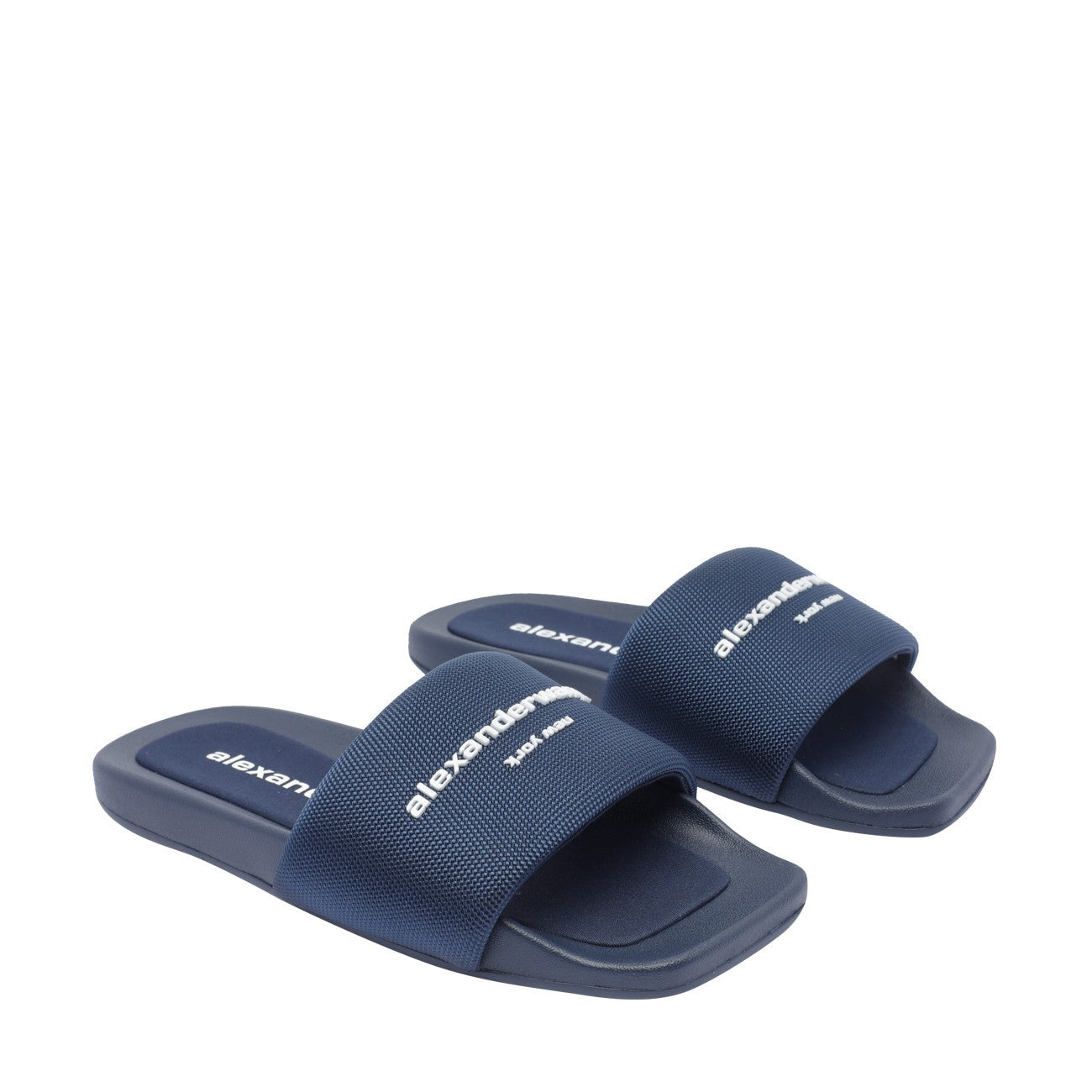 Alexander Wang Women Logo Slide Sandals - 2