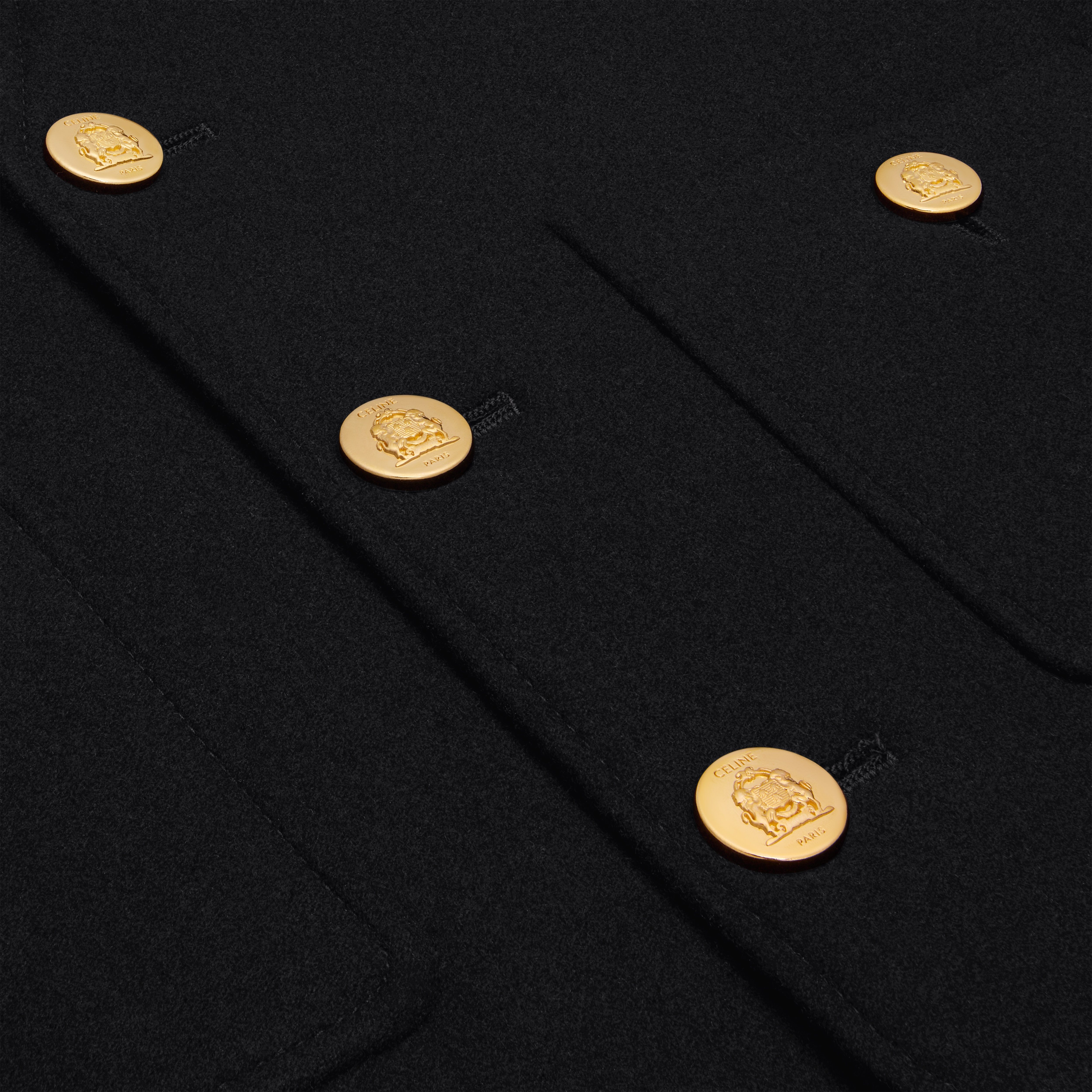chasseur jacket in cashmere flannel - 4