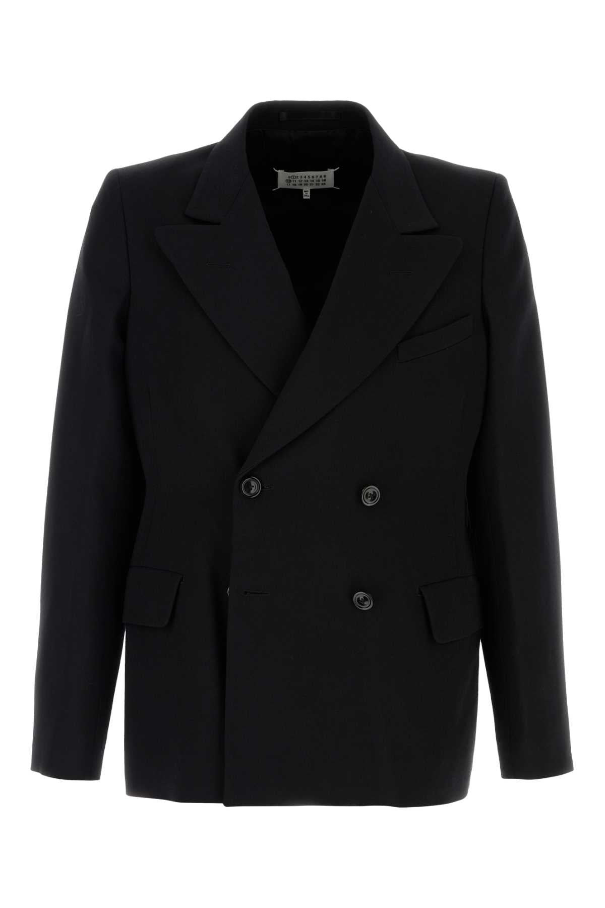 Maison Margiela Men Black Wool Blazer - 1