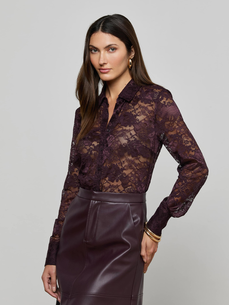 Maia Floral Lace Blouse 3