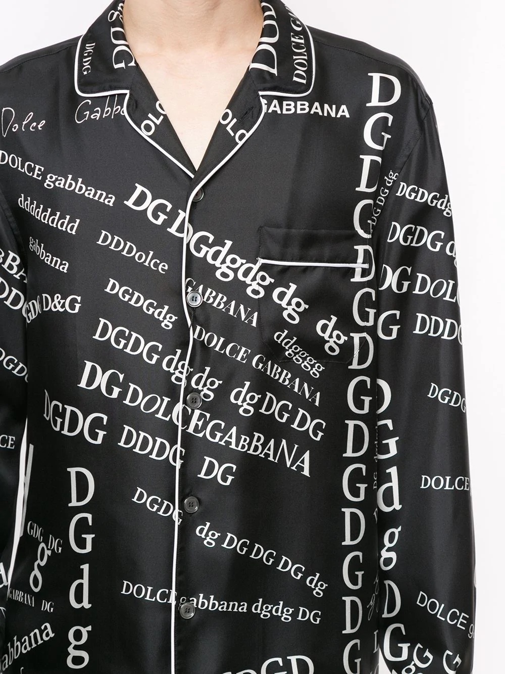 Dadaist logo pyjama shirt - 5