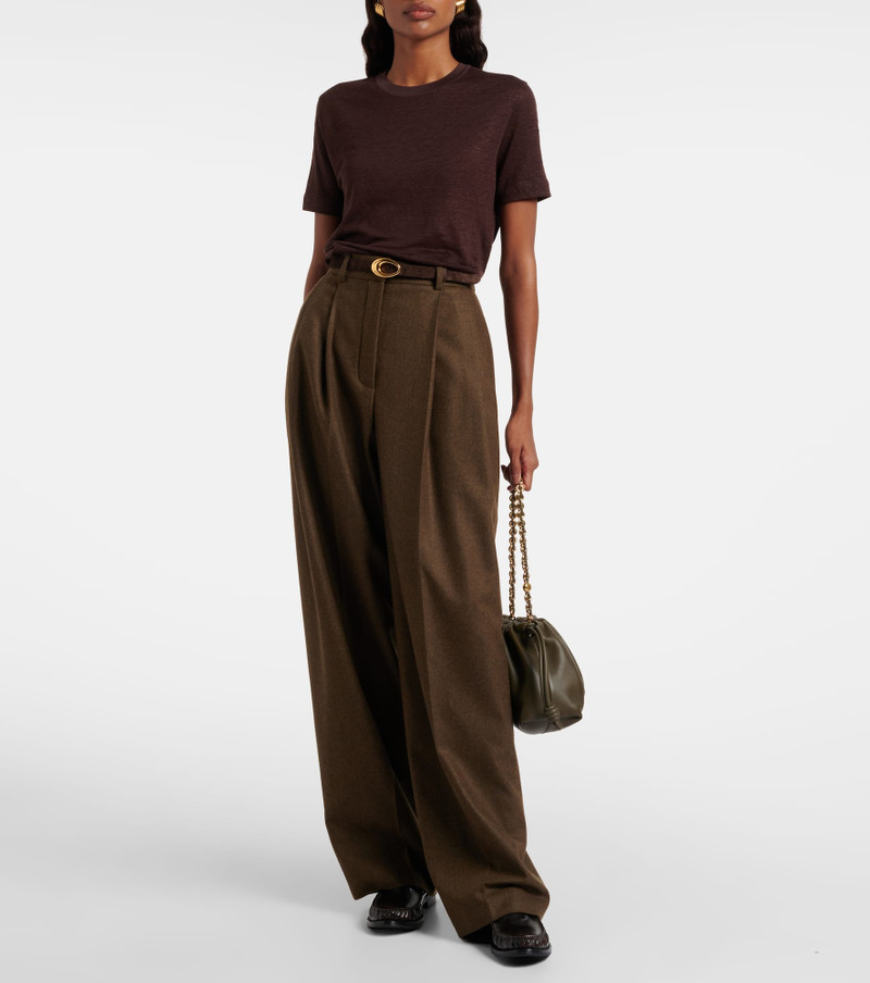 Loro Piana Gargano linen jersey T-shirt outlook