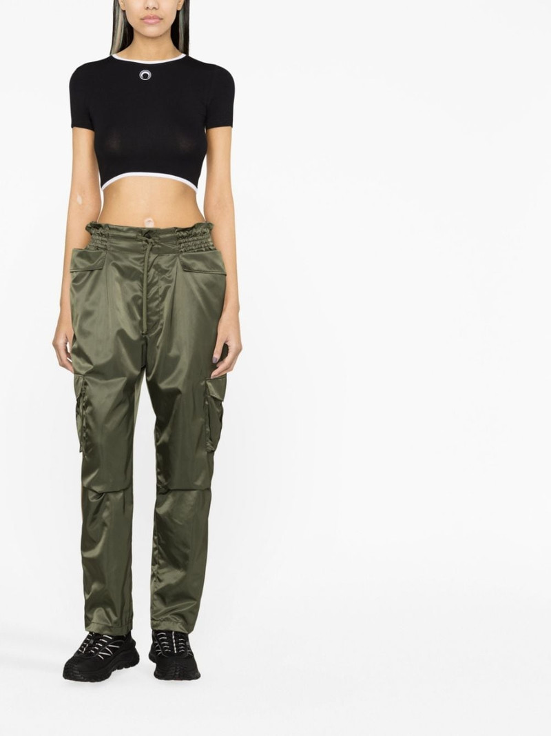 Noir Kei Ninomiya drawstring cargo pants outlook