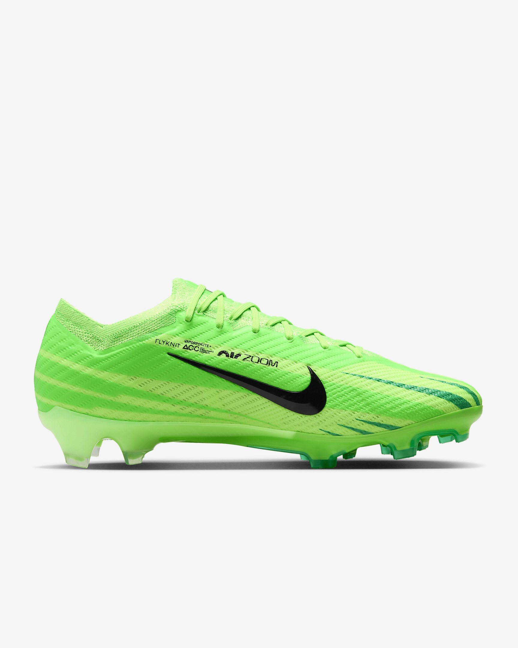 Neon green nike cleats hotsell