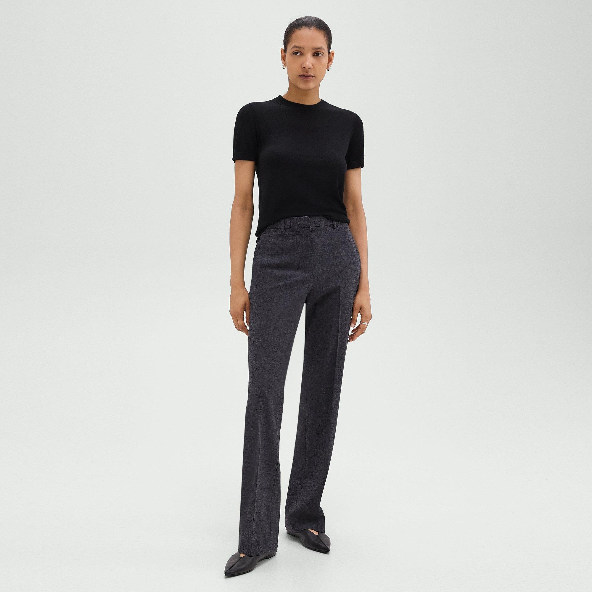 Flared Pant in Good Wool - 2