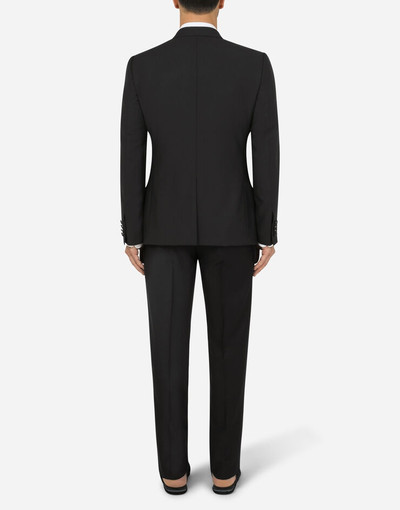 Dolce & Gabbana Wool and silk Martini-fit tuxedo suit outlook