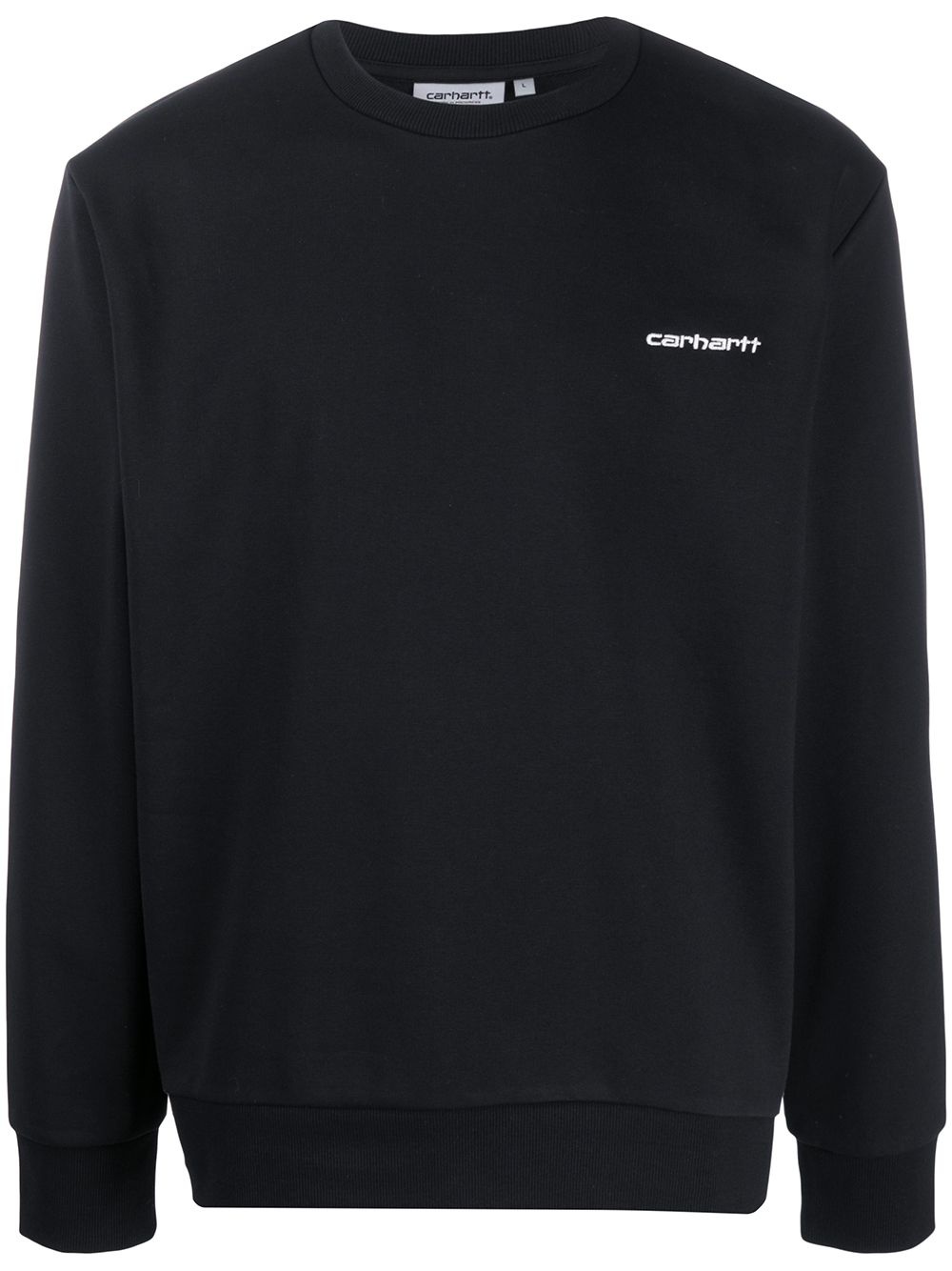 embroidered logo sweatshirt - 1