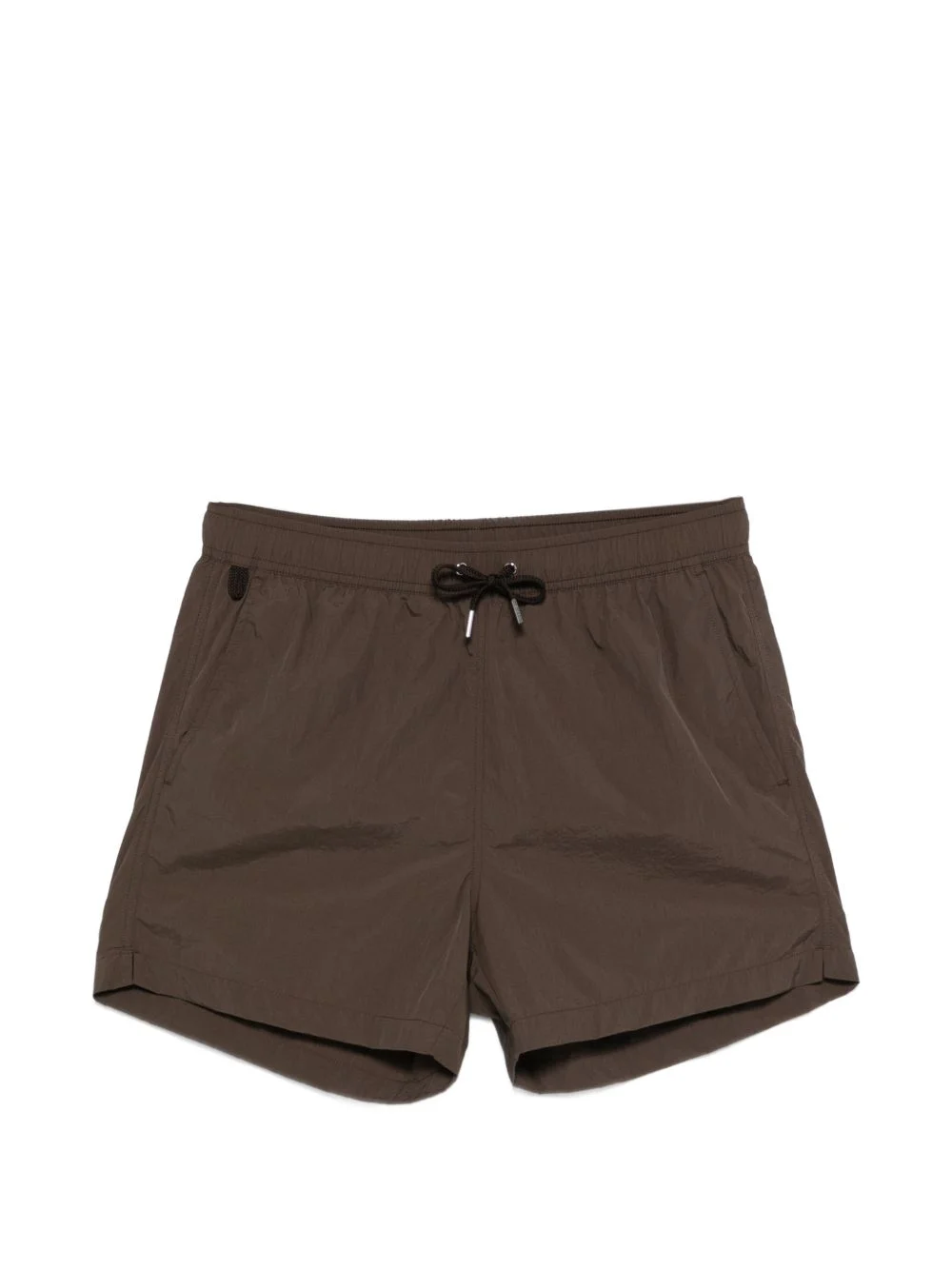 drawstring swim shorts - 1