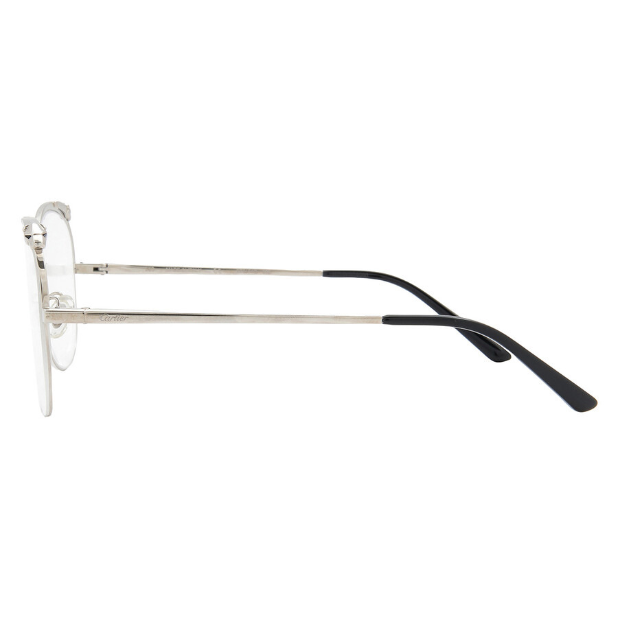 Cartier Panthere de Cartier Demo Oval Ladies Eyeglasses CT0151O 002 55 - 3