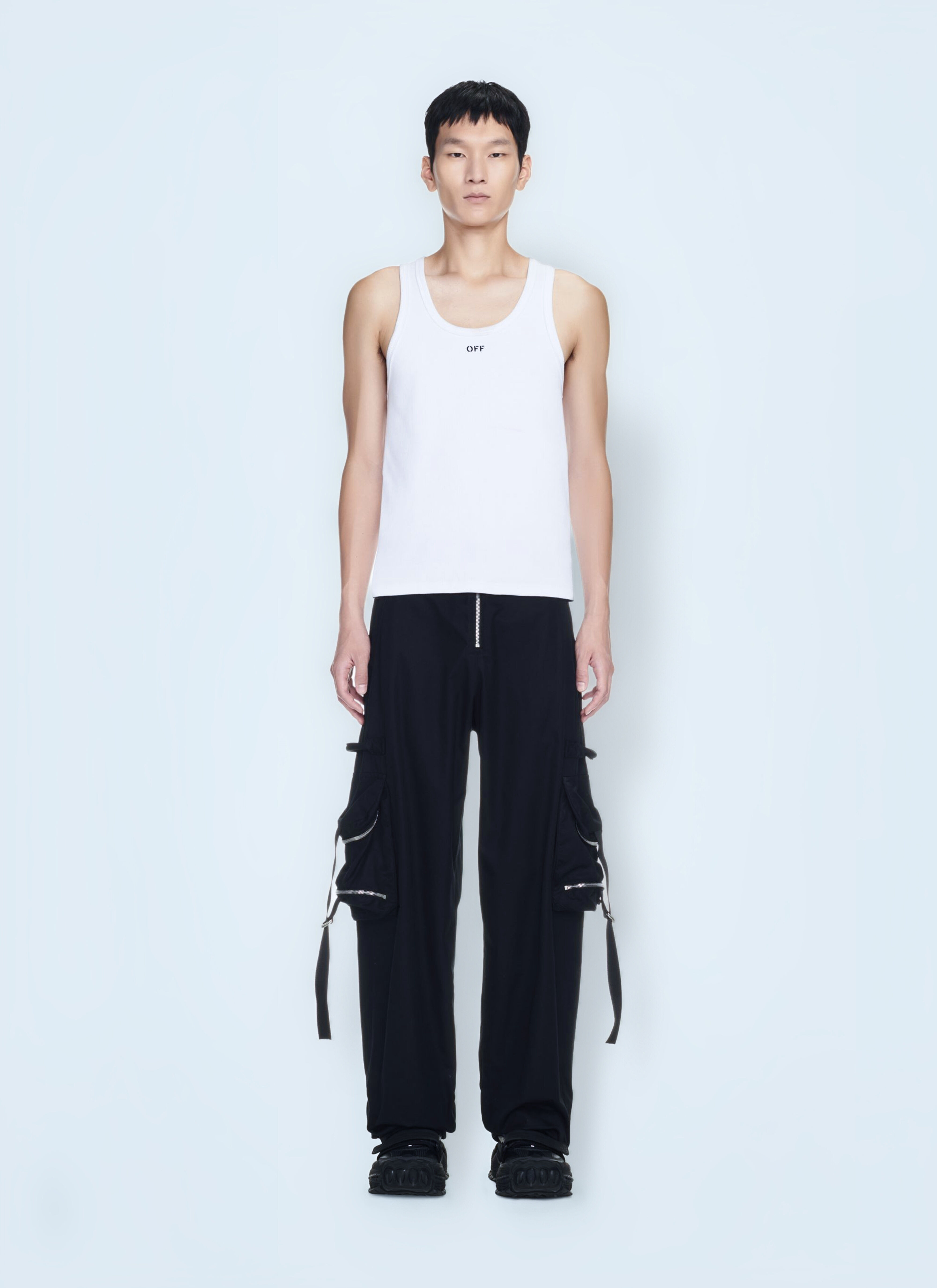 Off Stamp Rib Tank Top - 1