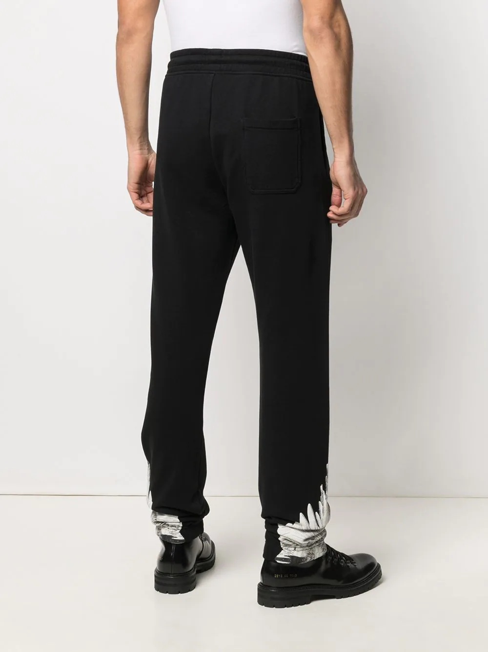 Wings print track pants - 4