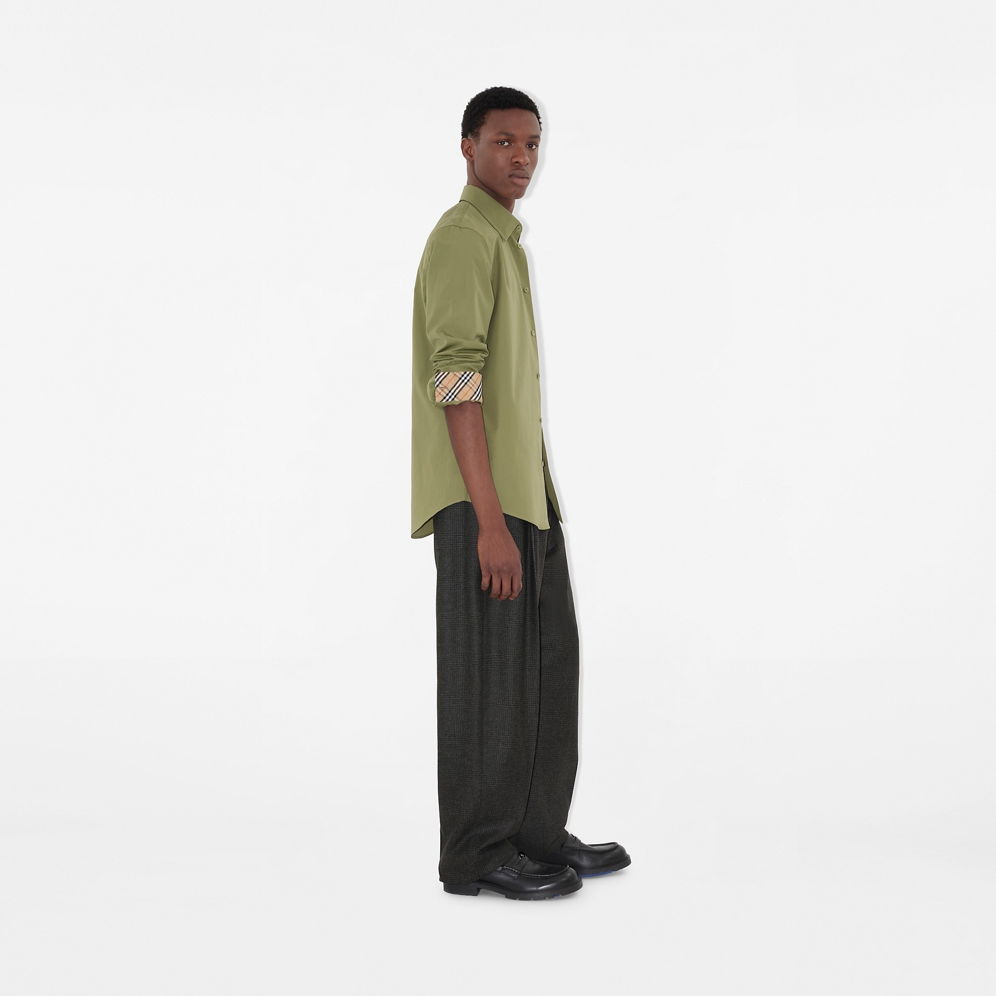 Slim Fit Cotton Shirt - 3