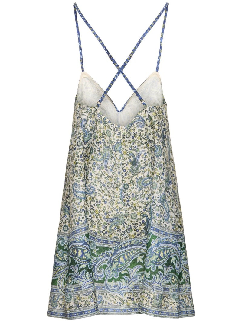 Ottie linen swing mini dress - 5