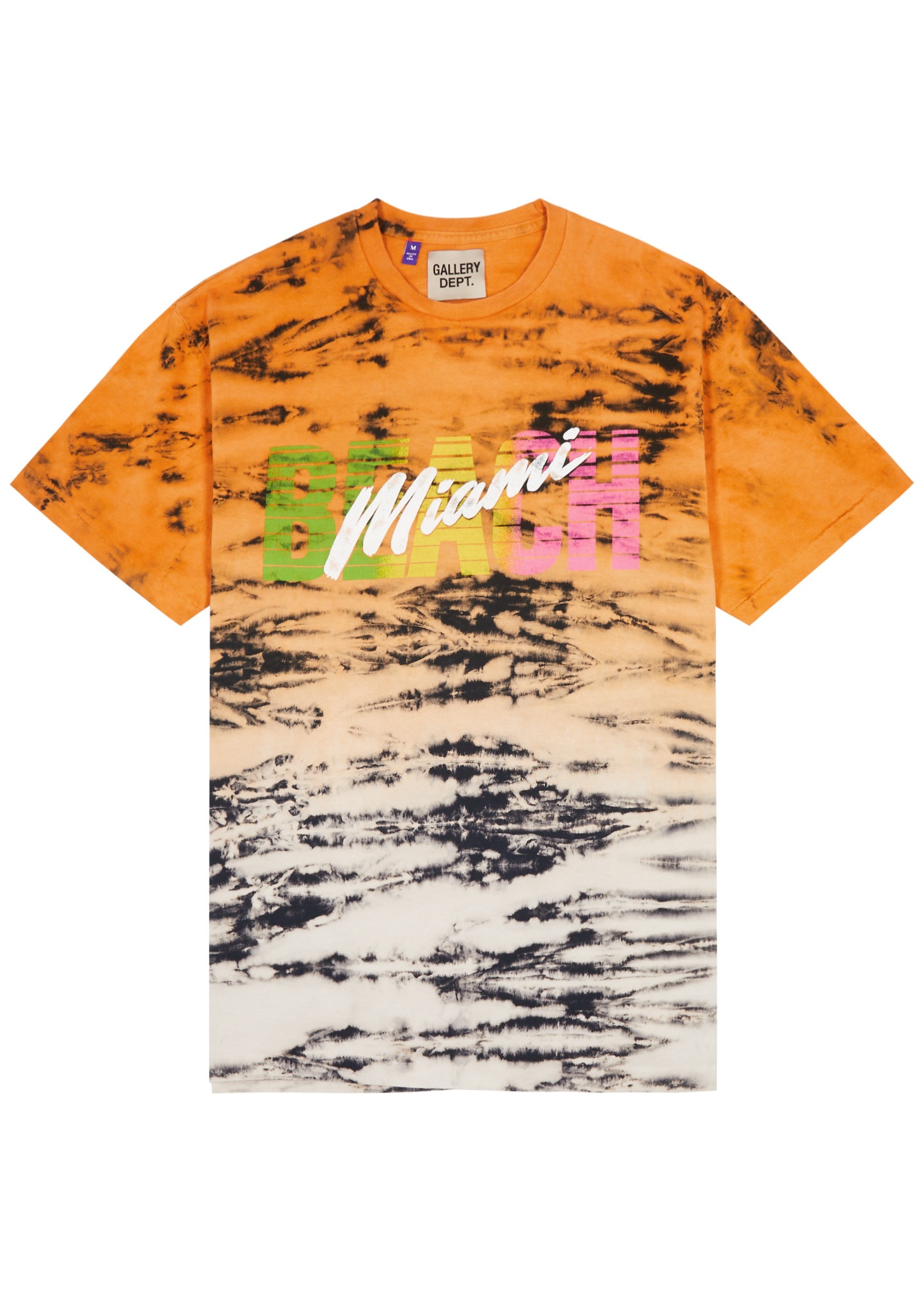 Miami Beach printed cotton T-shirt - 1