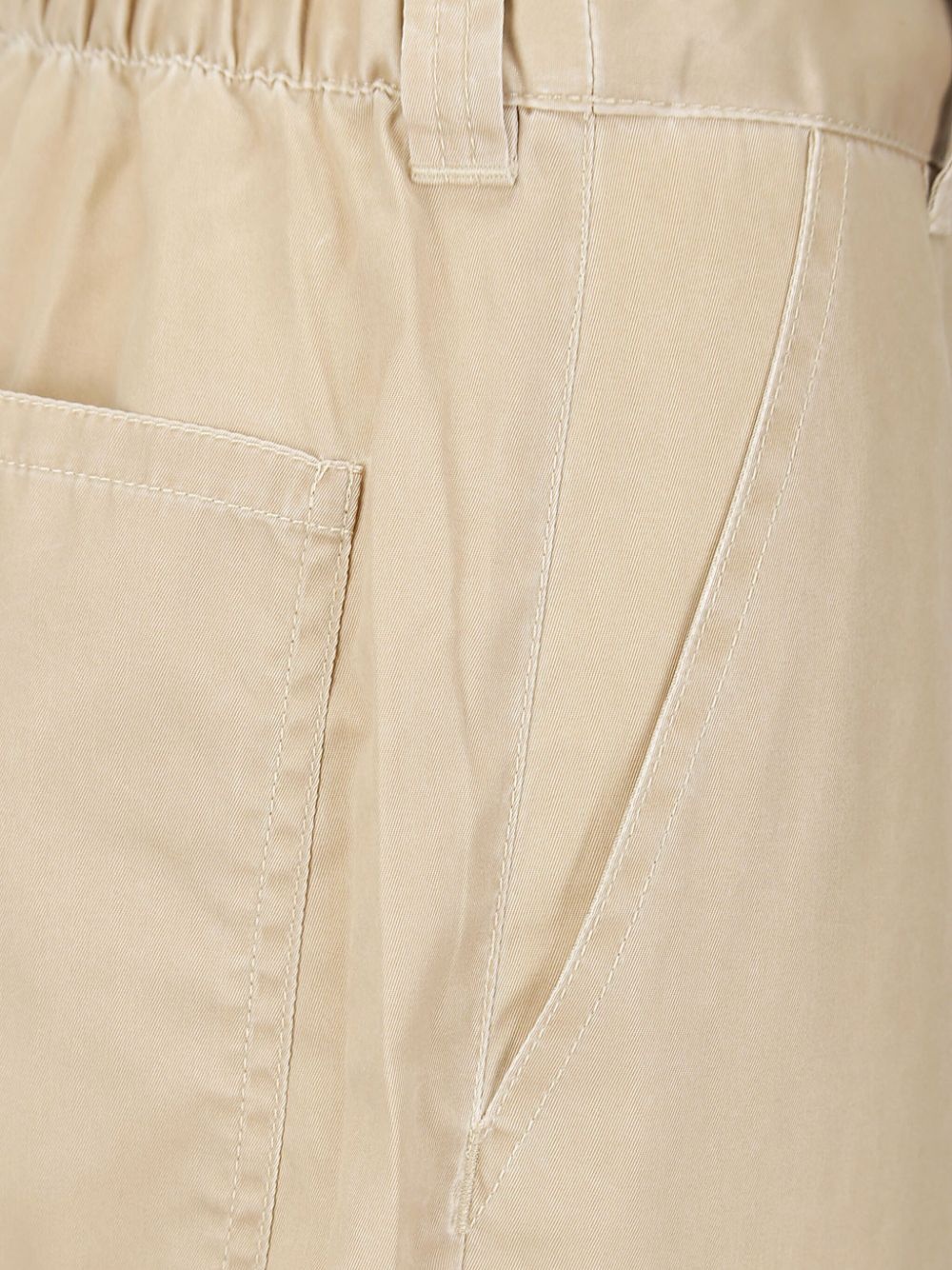 folded wide-leg cargo trousers - 2