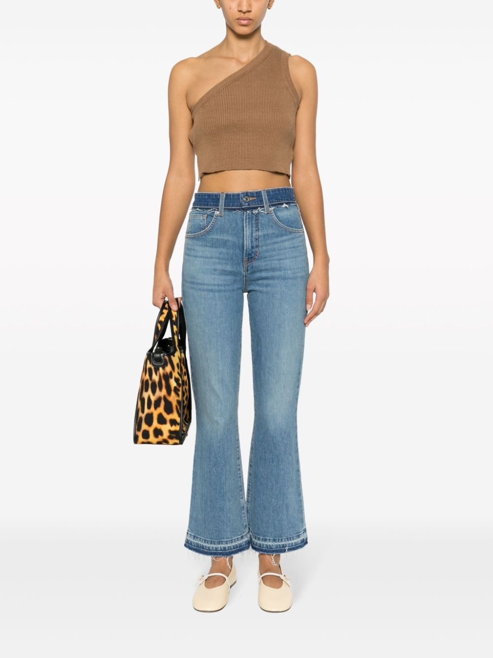 Carson high-rise flared jeans - 2