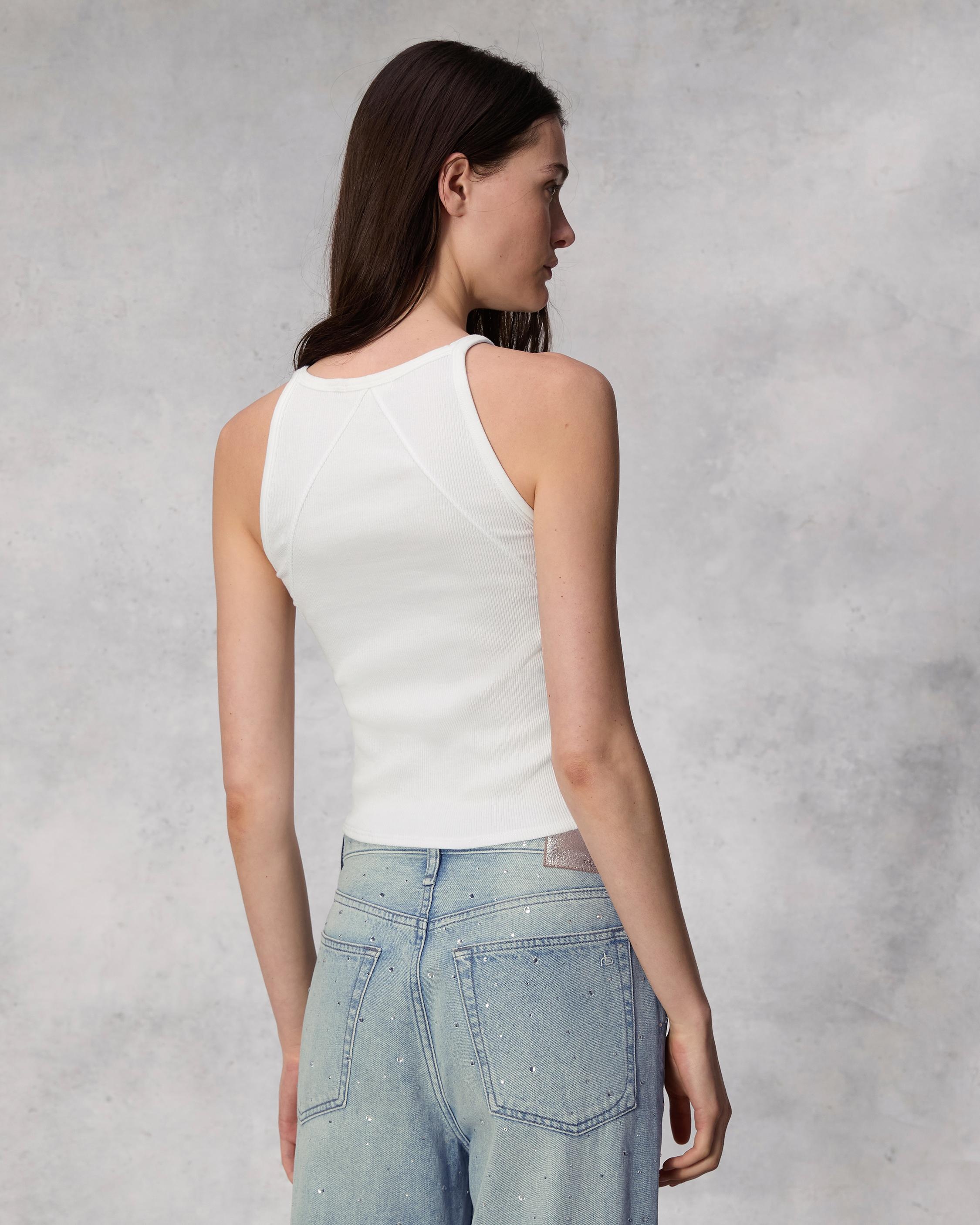 The Essential Rib String Tank
Rib Cotton T-Shirt - 4
