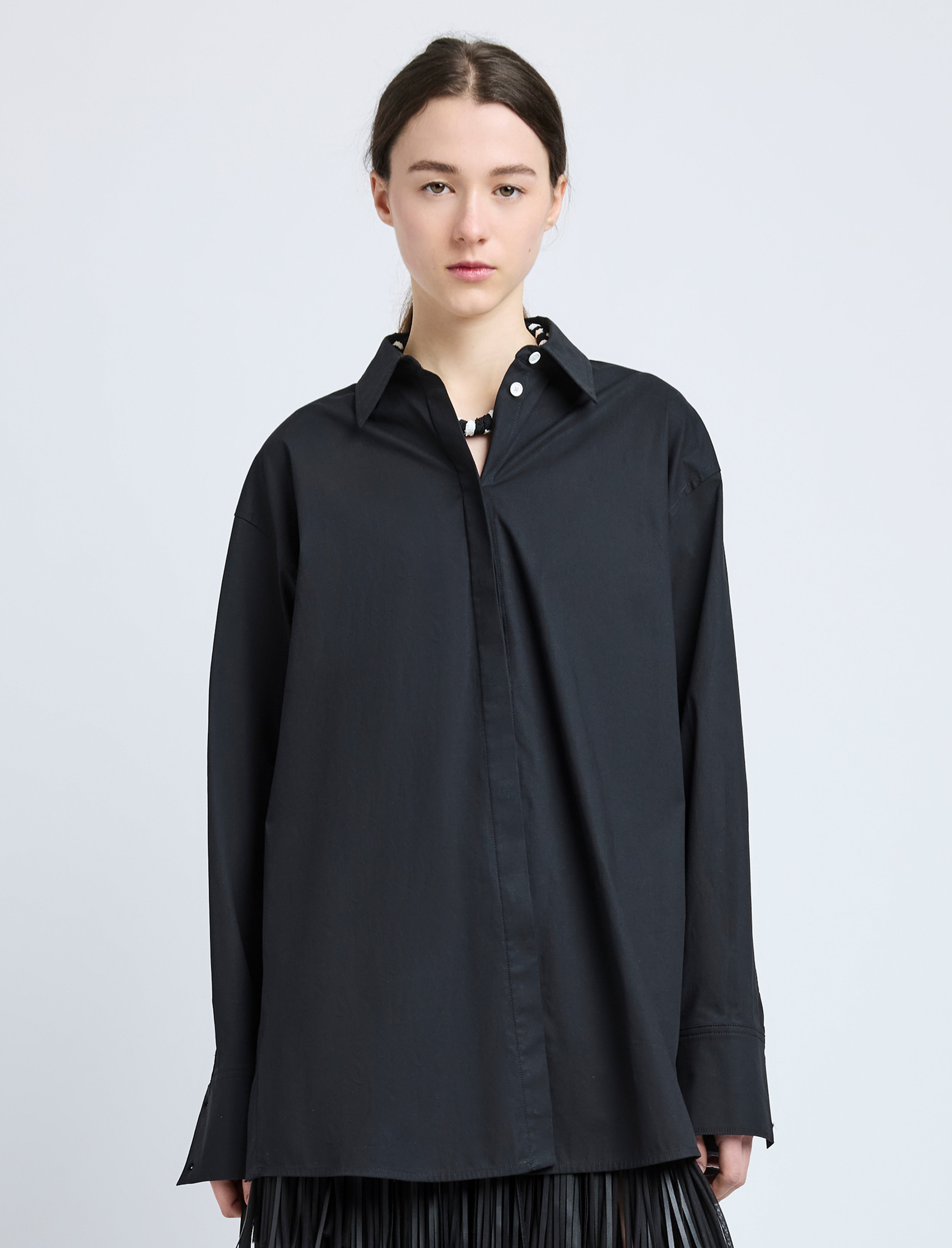 Addy Shirt in Compact Cotton Poplin - 2