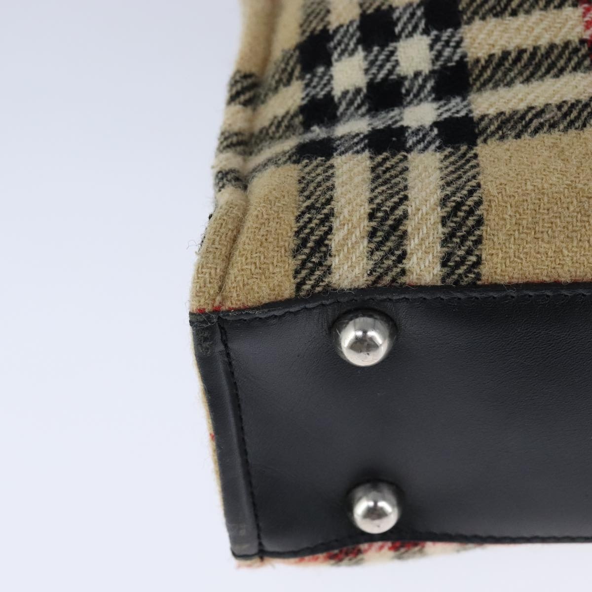 Burberry Nova Check Hand Bag Cotton Beige - 16