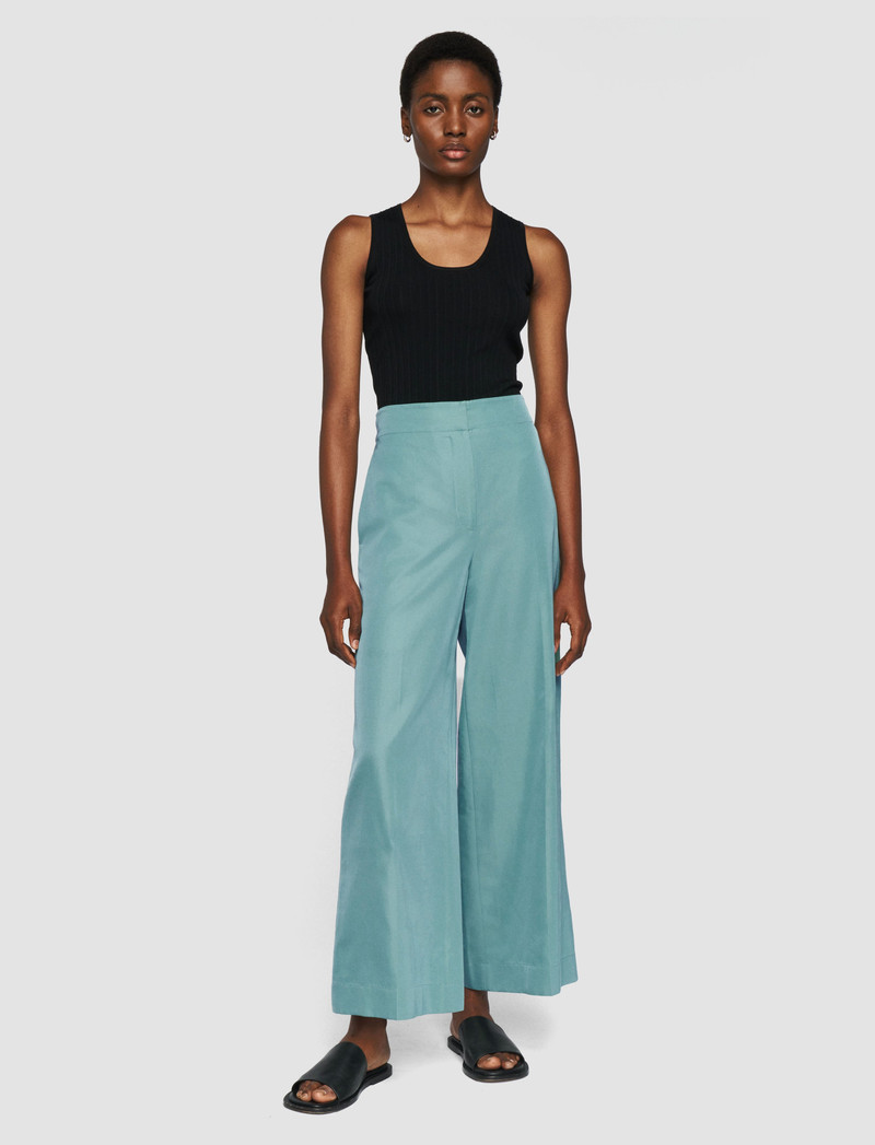 JOSEPH Thurlow Soft Cotton Silk Trousers outlook