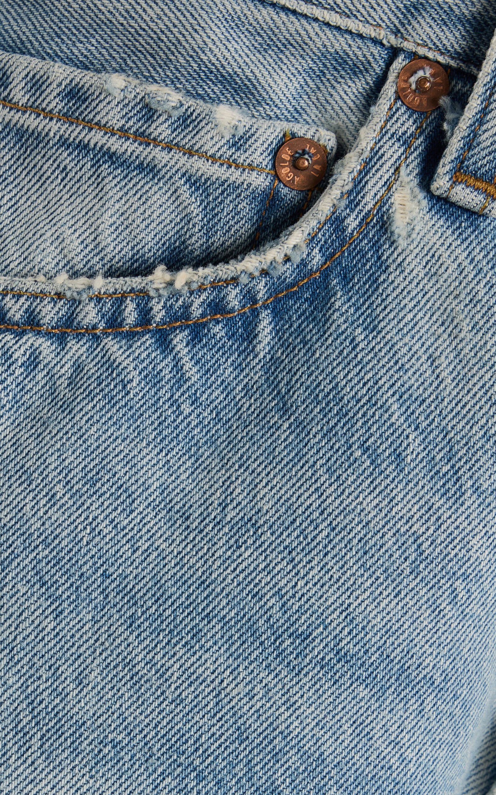 Parker Long Denim Shorts light wash - 5