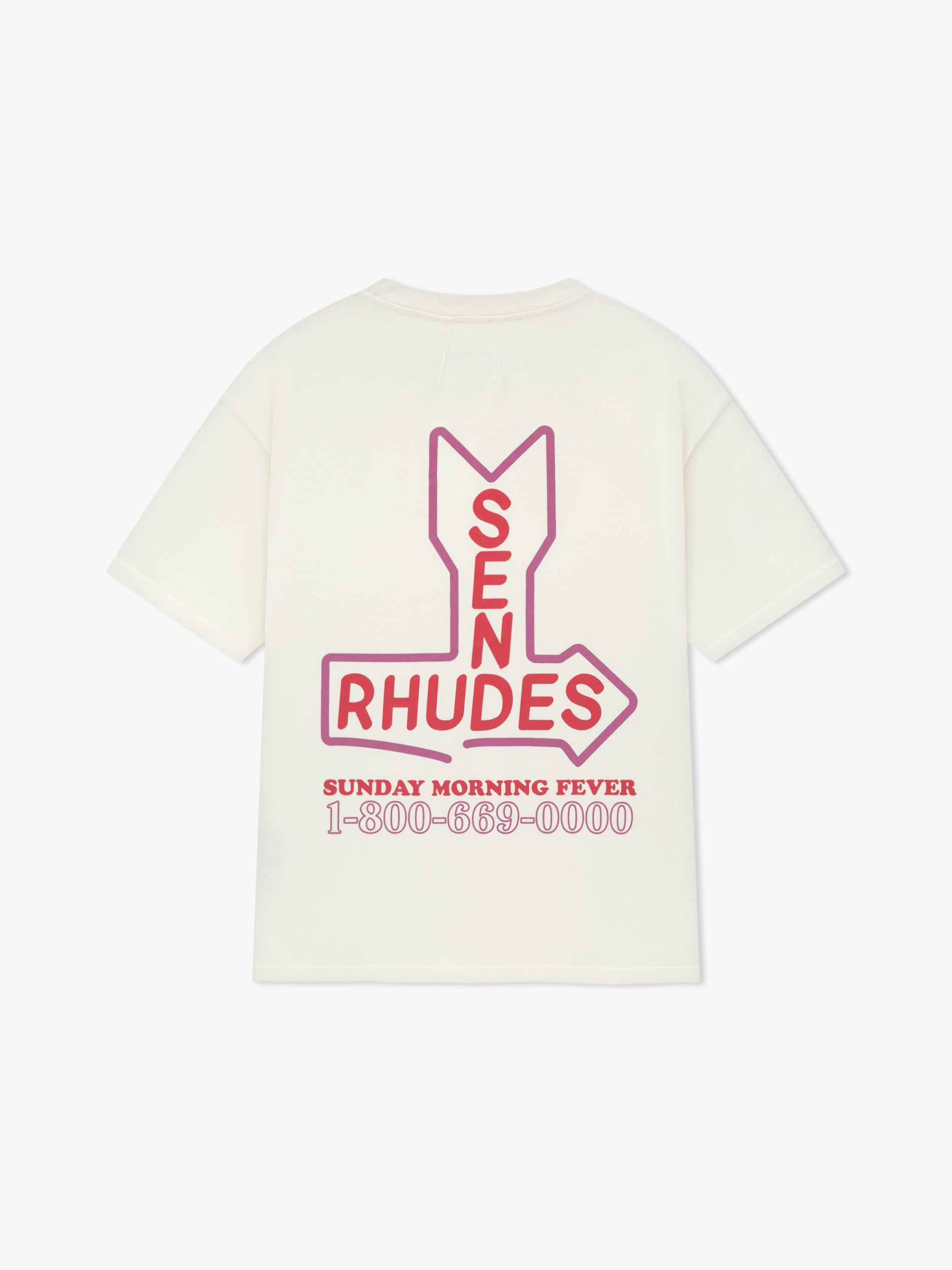 【関税込み】Rhude オフホワイト ディストレスロゴ Tシャツ 4a12a2d8-dd30-4ee0-bc9f-