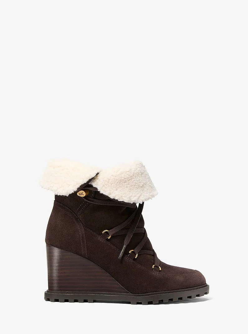 Blakely Suede Wedge Boot - 1