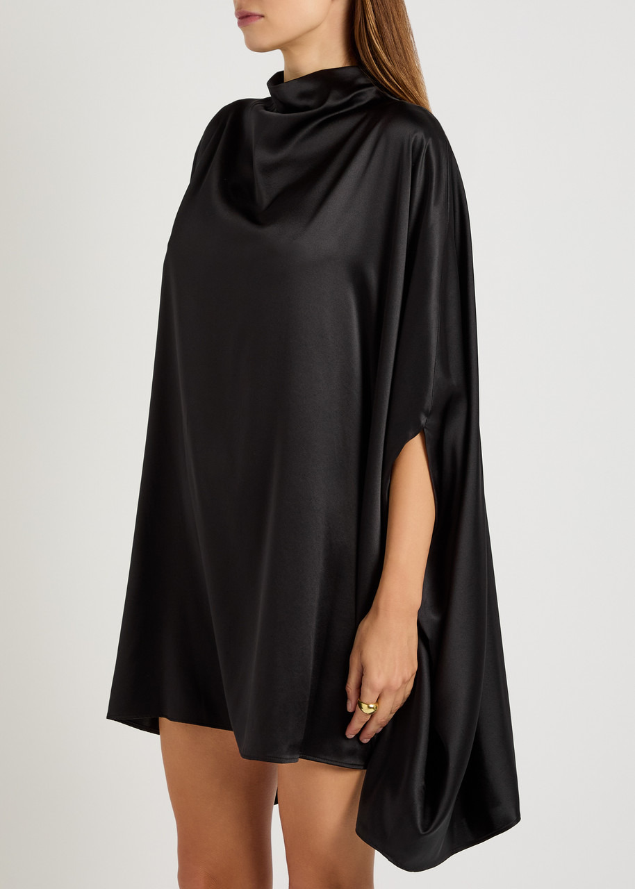 Armarium Miranda Cape-effect Stretch-silk Satin Mini Dress - 2