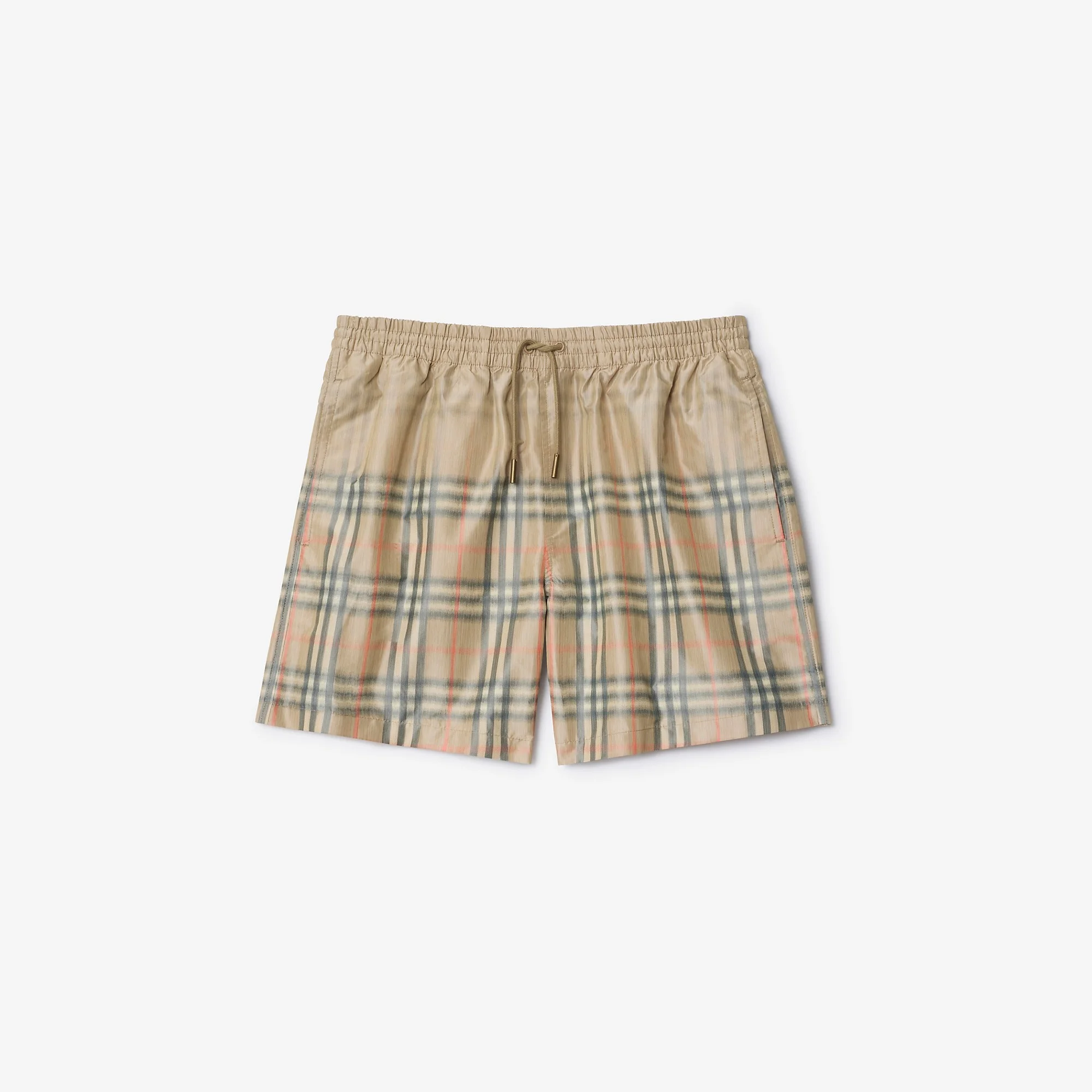 Gradient Check Swim Shorts - 1