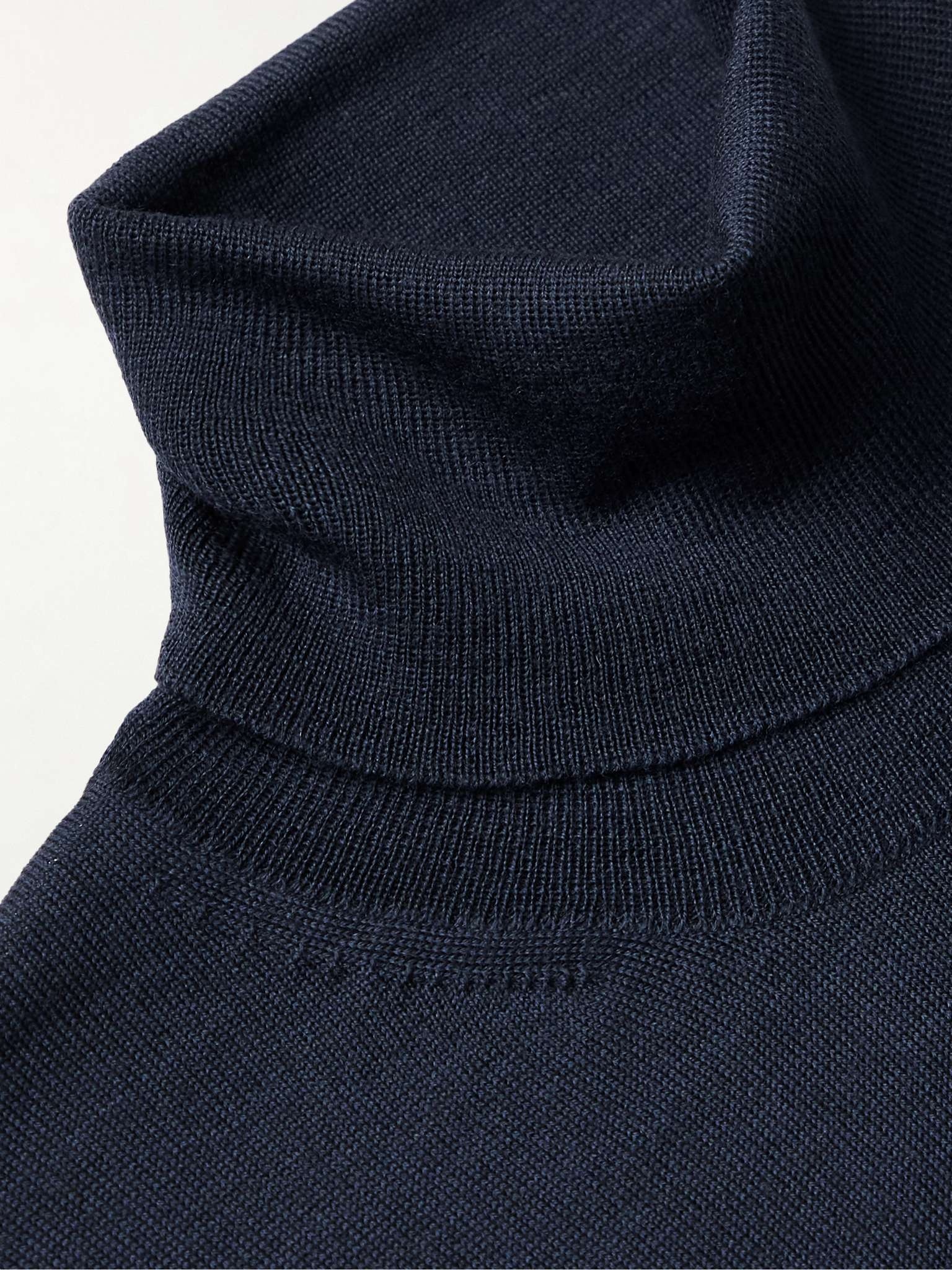 Merino Wool Rollneck Sweater - 5